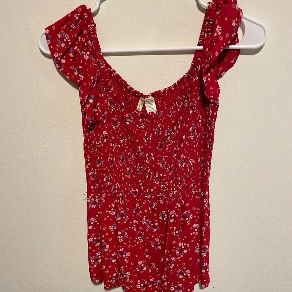 Scrunched Off Shoulder Top